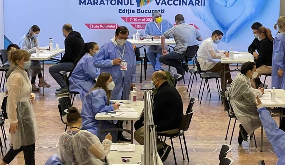 Maratonul vaccinării de la București